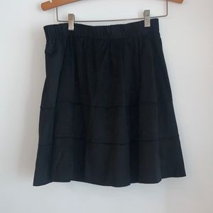 Noisy May Suede Black Skirt